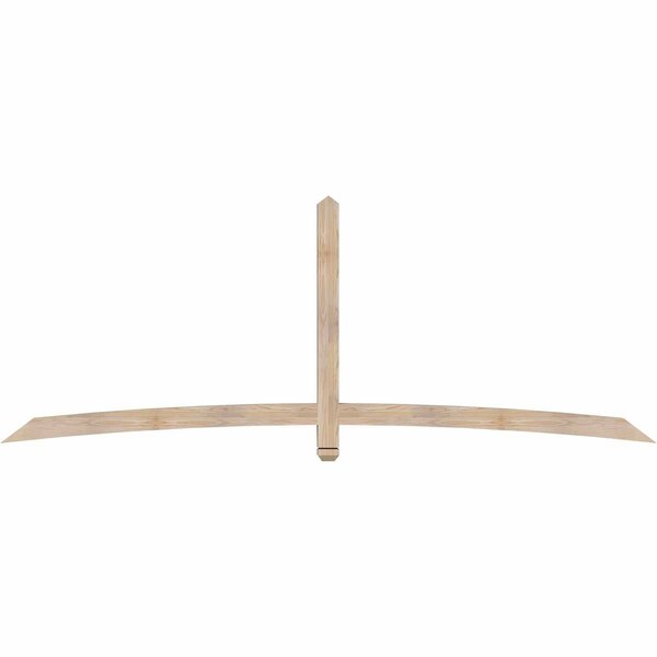 Ekena Millwork Bellingham Smooth Timber Gable Bracket, Douglas Fir, 108"W x 40"H x 3 1/2"D x 3 1/2"F, 9/12 Pitch GBW108X40X0404BEL00SDF - main